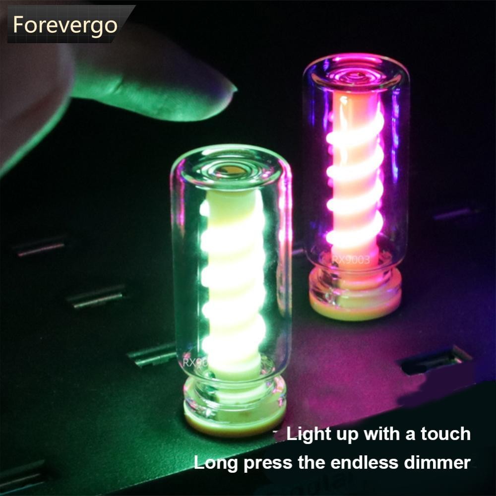 FOREVERGO 1Pc USB Controle De Toque Carro LED Luz Atmosfera Lâmpada Incandescente Filamento Noite Decoração K9M5