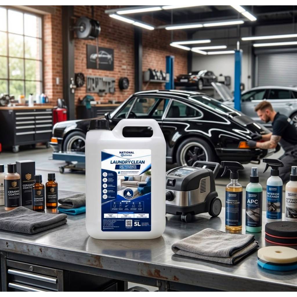 Renova Banco De Carro Galão 5L Laundry Clean Potente National Quimica