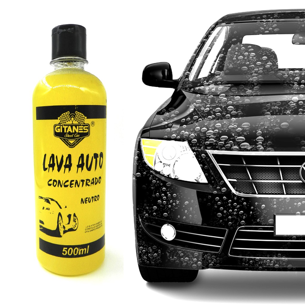 Lava Auto Shampoo Concentrado Cremoso Automotivo 500ml - Gitanes Promoção