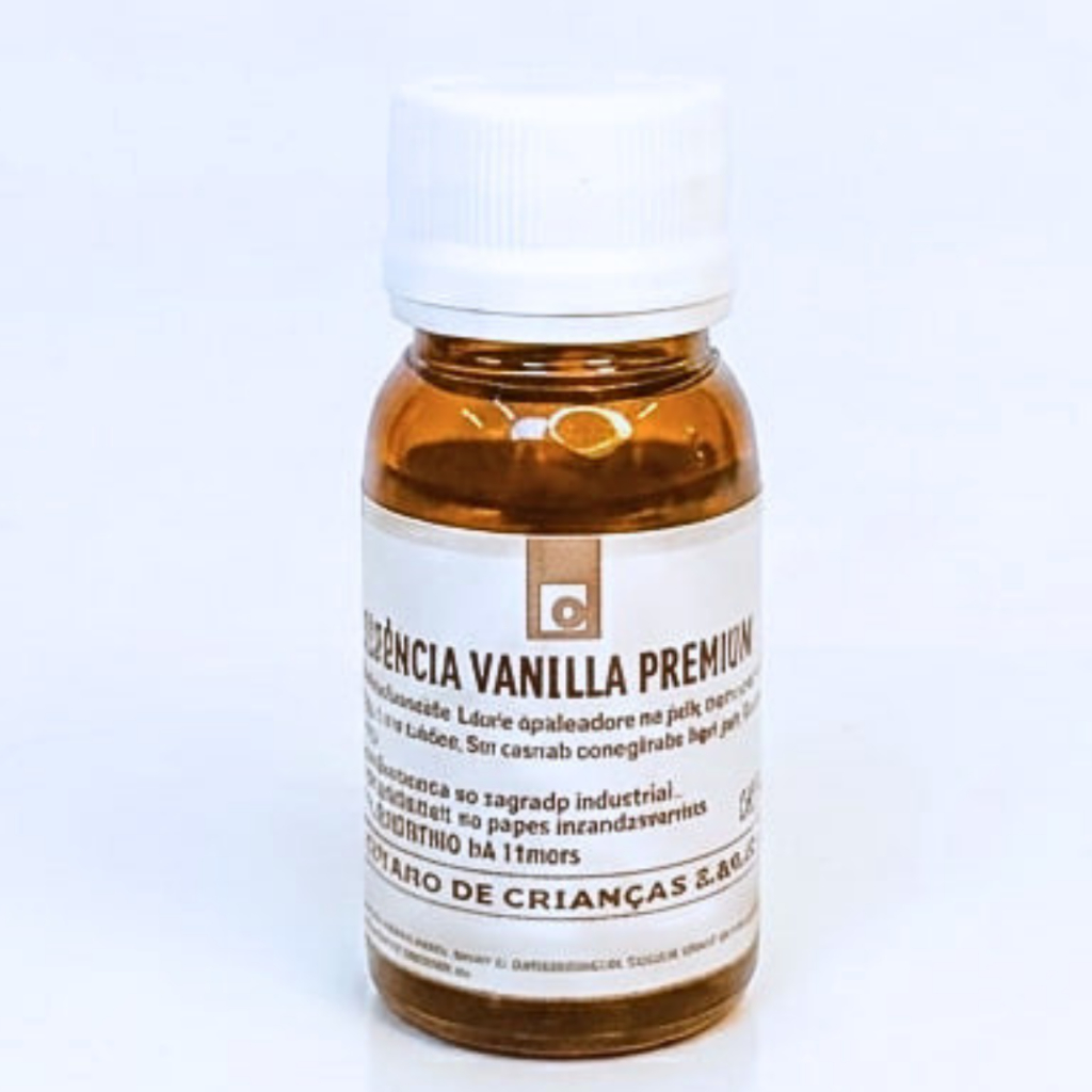 Essência Vanilla Premium 30ml Concentrada Aroma Doce Cremoso Sofisticado