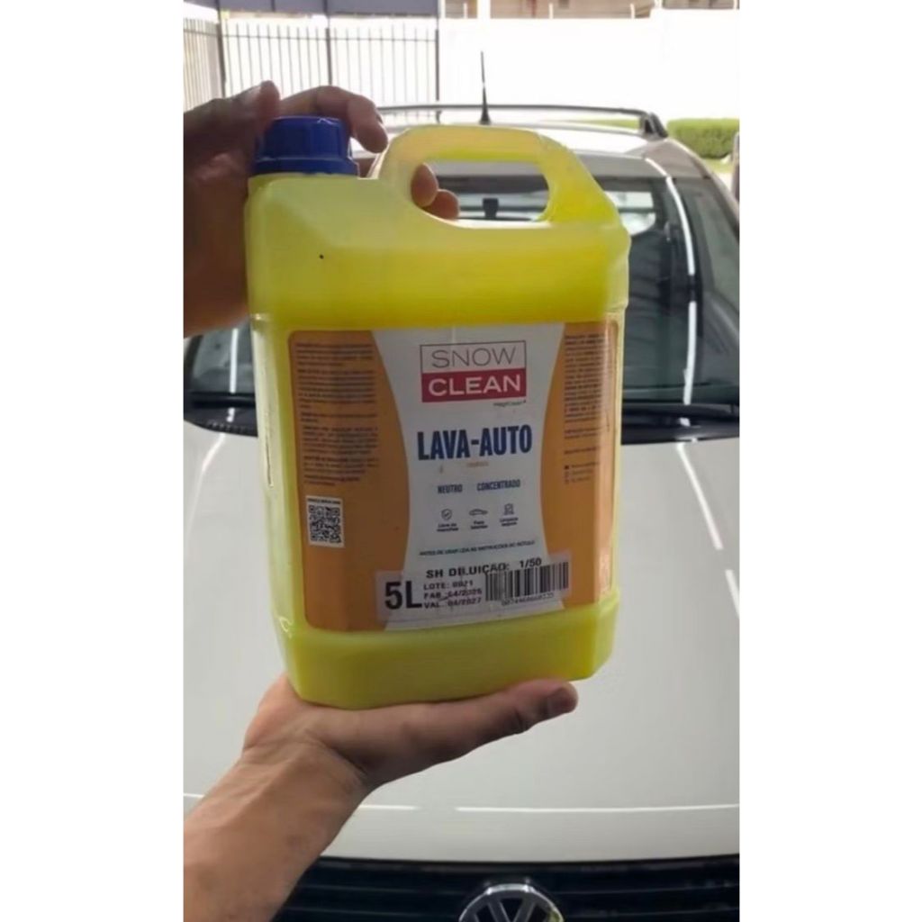 Lava Autos Cremoso Neutro 5L Magil Clean - Super Concentrado Premium