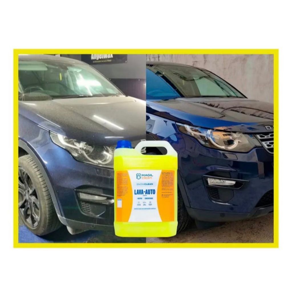 Lava Auto Cremoso Mega Clean Neutro Magil Clean Concentrado