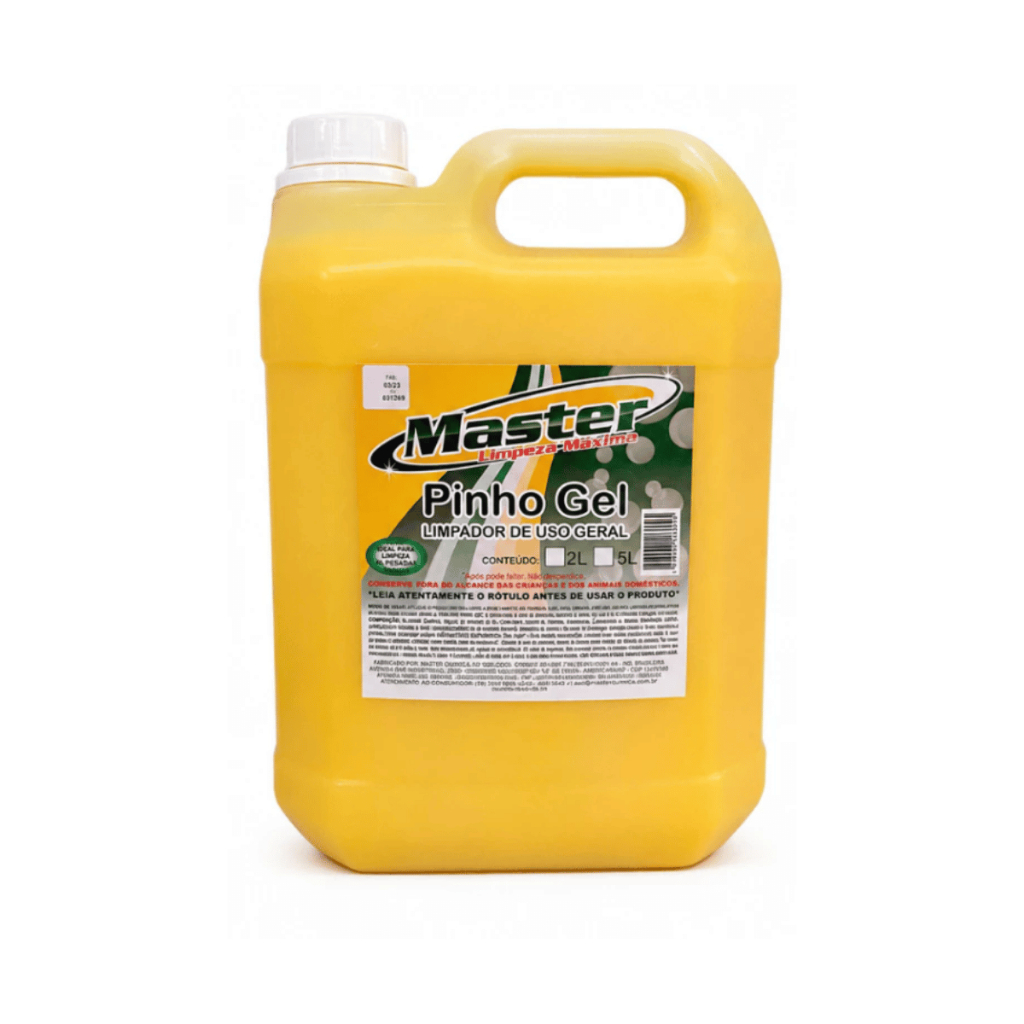 Pinho Gel Concentrado 5l Limpador Perfumado Textura Cremosa Limpa Quintal Canil Tira Cheiro de Xixi Pet Master