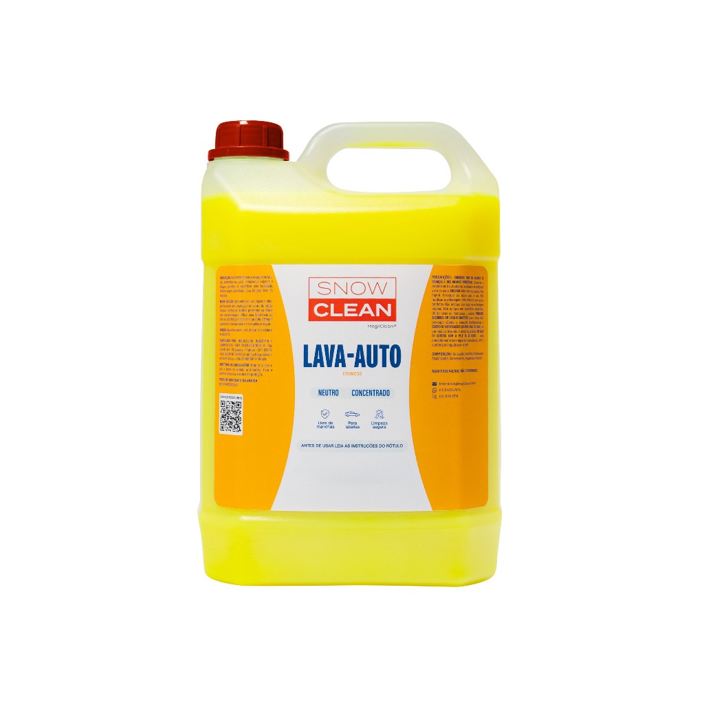 Lava Auto cremoso SnowClean shampoo neutro concentrado.