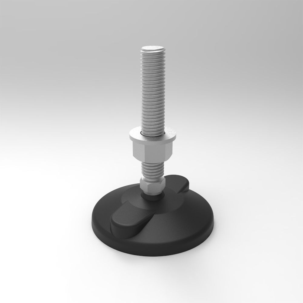 Pé Articulado em Nylon com Base 80mm
