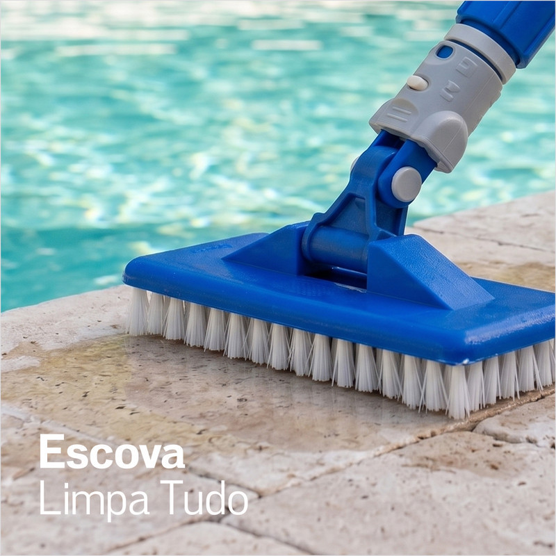 Escova Articulada de Limpeza de Rejuntes Escova De Cerdas de Nylon Escova de Limpeza Bralimpia