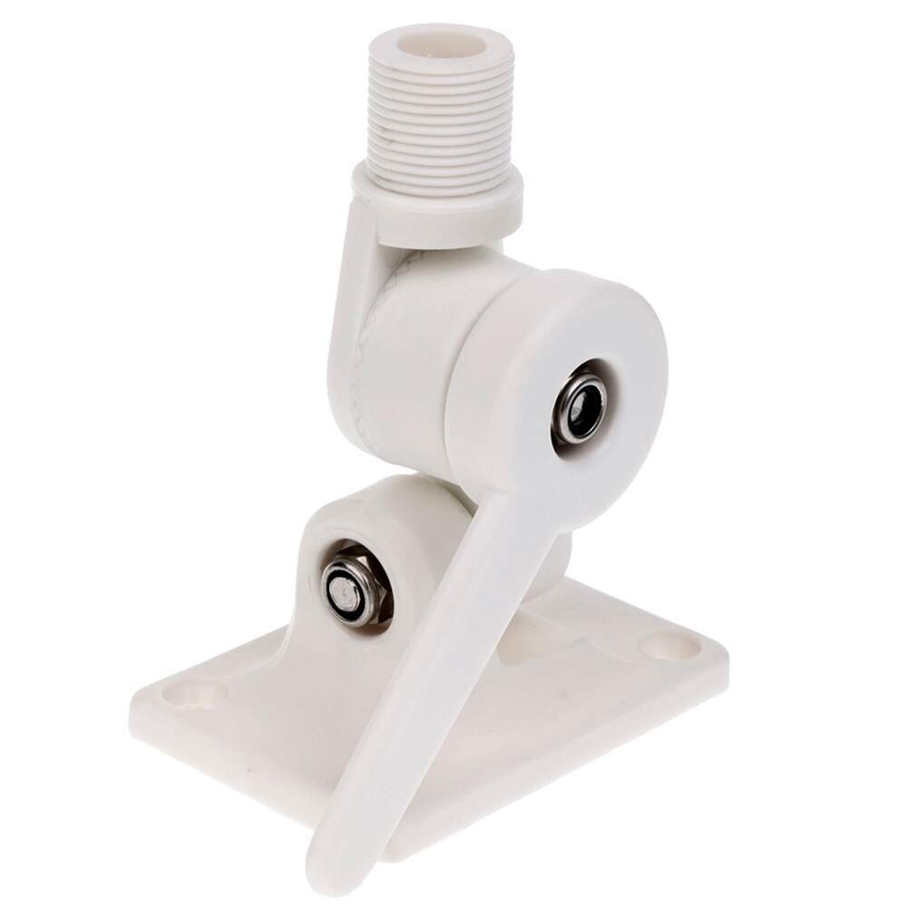Suporte Antena VHF Articulado Nylon Branco