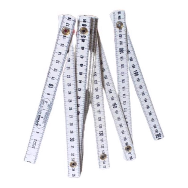 Metro Nylon Articulado Branco 1mt