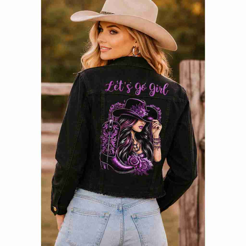Let`s Go Girl - JAQUETA JEANS CROPPED atemporal, versátil, ideal para diversas ocasiões estilos.