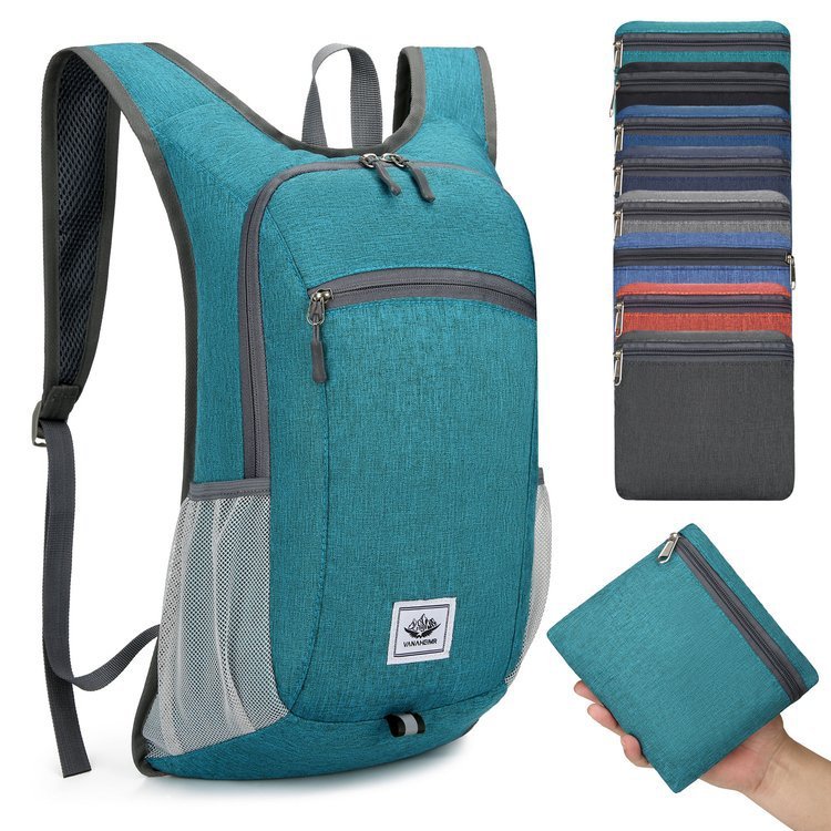 Novo Cross-Border leve dobrável esportes ao ar livre mochila das mulheres dos homens caminhadas lazer saco de escola