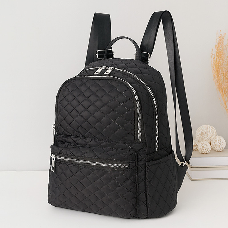 Cross-Border All-Match mochila grande capacidade de alto valor diamante mochila moda acolchoada viagem portátil saco esc