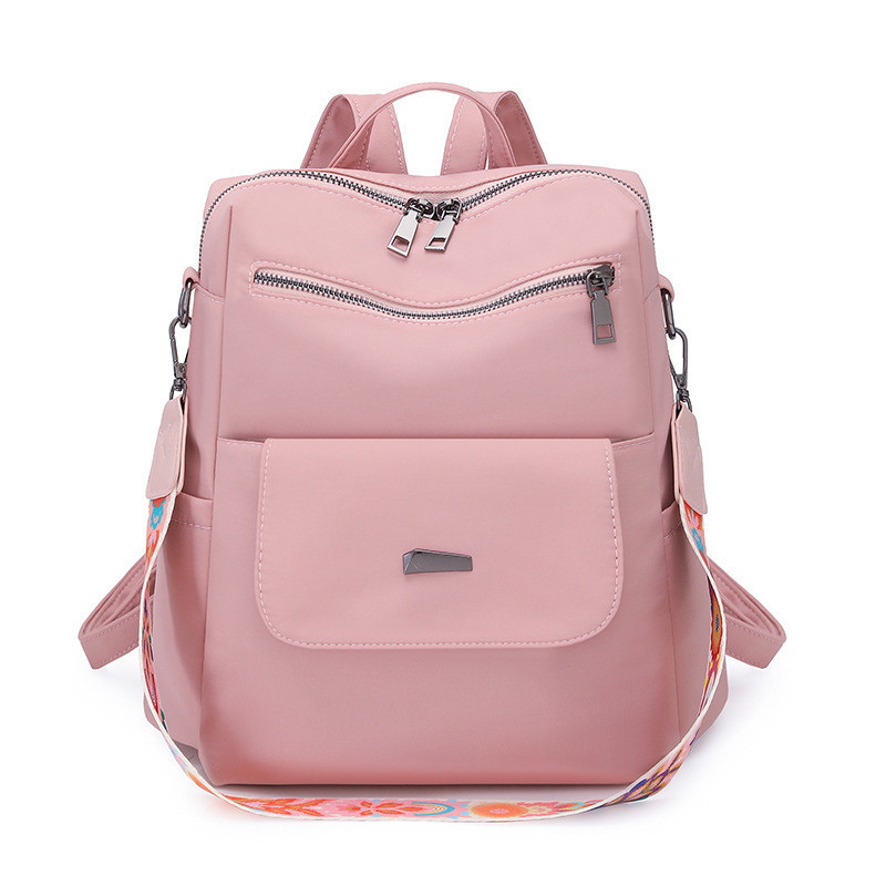 Cross-Border mochila feminina versão coreana grande capacidade senhoras mochila feminina saco de tecido senhoras saco