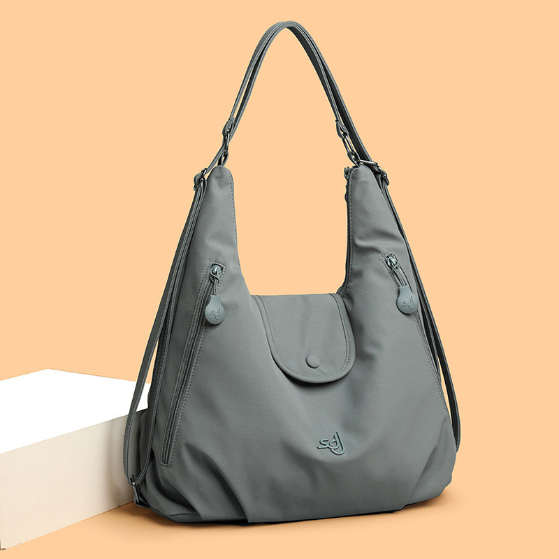 Cross-Border leve multifuncional grande capacidade bolsa de ombro feminino novo estilo simples Casual Commuter sacola mo