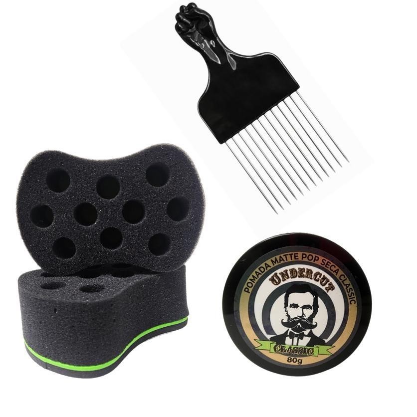 Nudred Mini M ou P + Pente Garfo + Modeladora Mate Undercut 80g