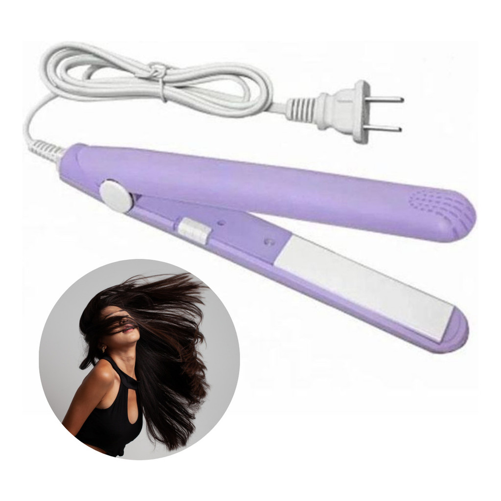 Mini Chapinha Prancha De Bolsa Portátil Cabelo Bivolt Alisa