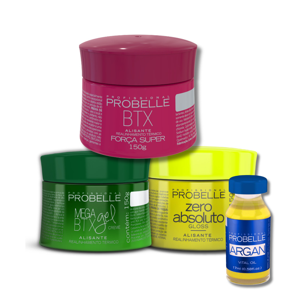 Kit 3 Mini BTX + óleo - PROBELLE