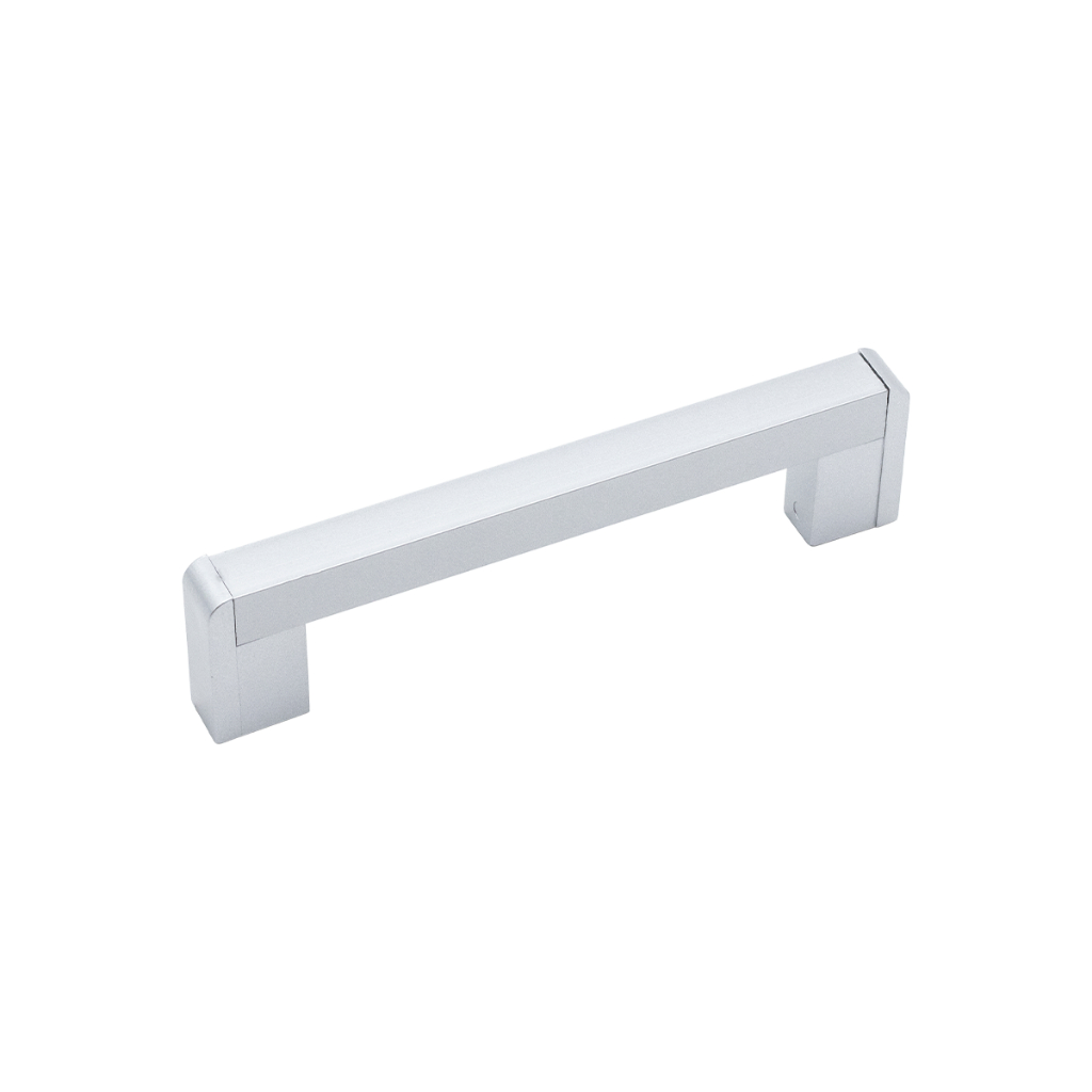 Puxador Palma Alumínio Para Gaveteiro Armário Preto 96mm 9,6cm