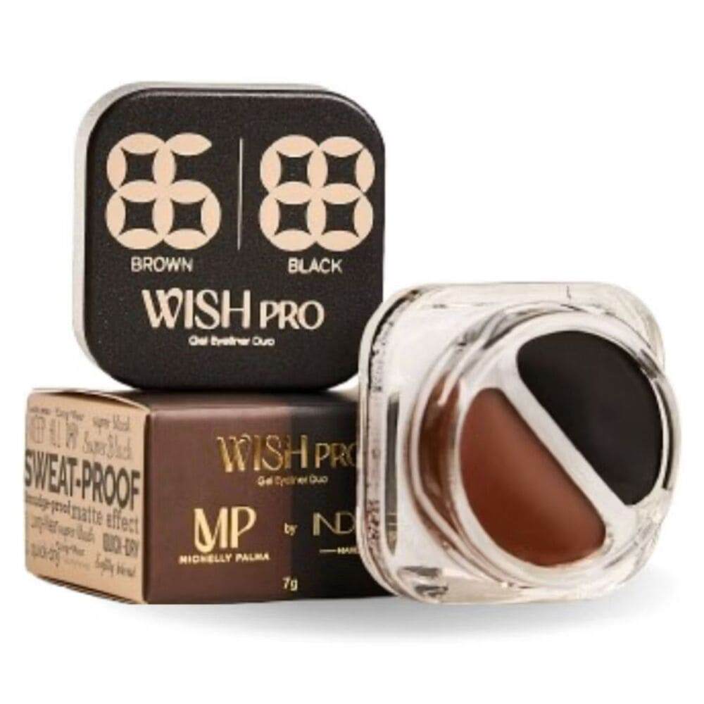 Delineador Wish Gel Eyeliner Duo Preto e Marrom Indice Tokyo MakeUp - Michelly Palma