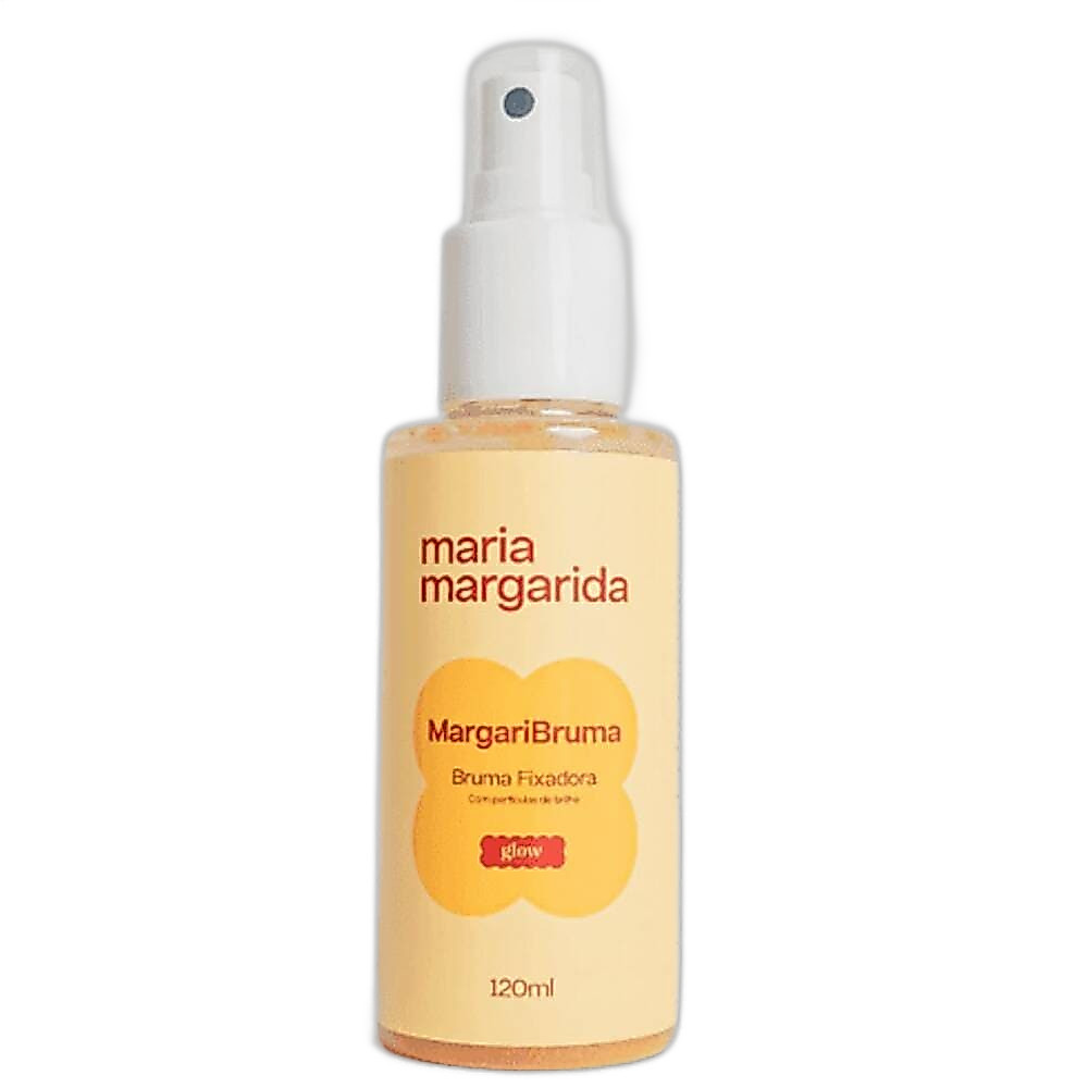 Bruma Fixadora Margaribruma Glow 120ml Com Brilho - Maria Margarida