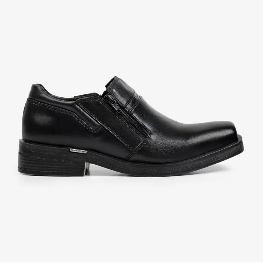 SAPATO PRETO FERRACINI COURO MASCULINO URBAN WAY 24H SOCIAL
