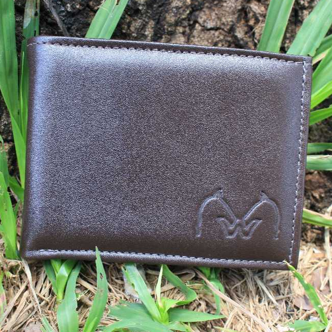Carteira Fina Texas Way Couro Masculina Marrom