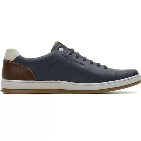 Tênis masculino Free Way Spool Casual 100% Couro Legítimo Social ORIGINAL 3730