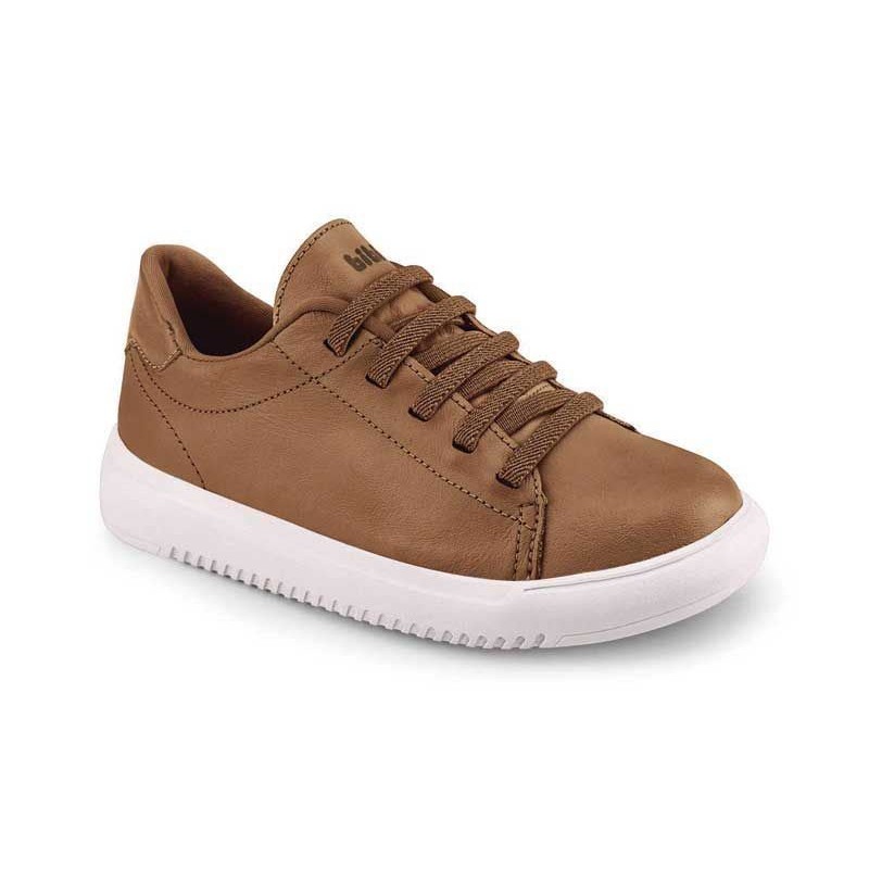 TÊNIS INFANTIL CASUAL BIBI NEW WAY COURO CARAMELO 1192091