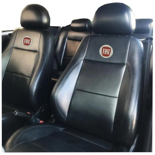 Capa Banco Carros 100% Couro Fiat Uno Way Mille 1.0