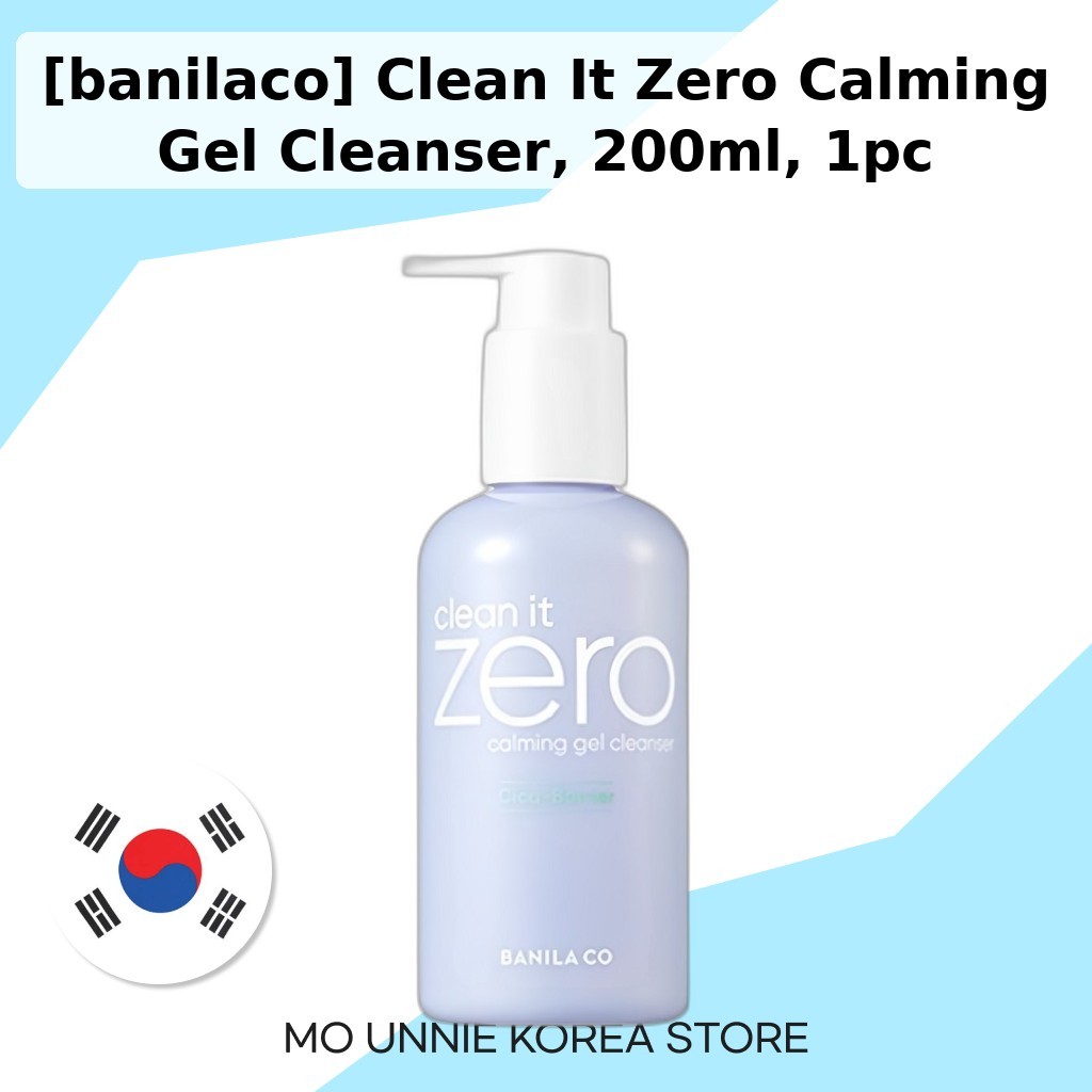 [banilaco] Clean It Zero Gel De Limpeza Calmante , 200ml , 1 Unidade/Coreano/Remoção Suave De Maquiagem Da MO UNNIE