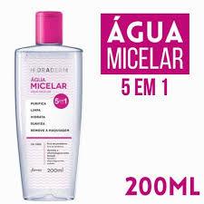 Agua Micelar 200ML Hidraderm 5 Em 1 Purifica Limpa Hidrata e Removedor Maquiagem