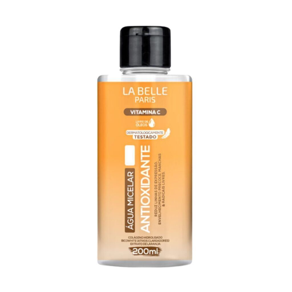 Água Micelar Vitamina C Antioxidante La Belle Paris 200ml