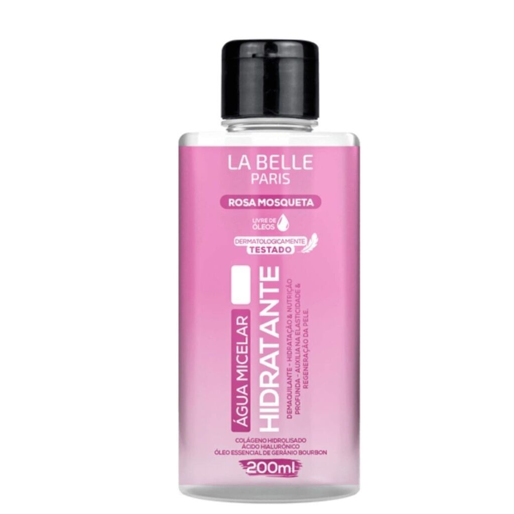 Água Micelar Hidratante Rosa Mosqueta La Belle Paris 200ml