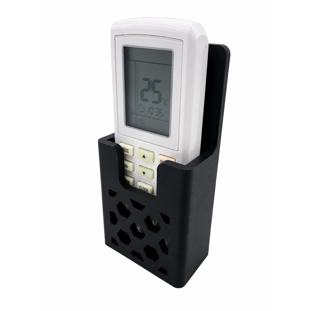 Suporte Controle Ar Condicionado De Parede Universal Premium Fita Dupla Face Sem Furo Organizador Quarto Luxo Moderno