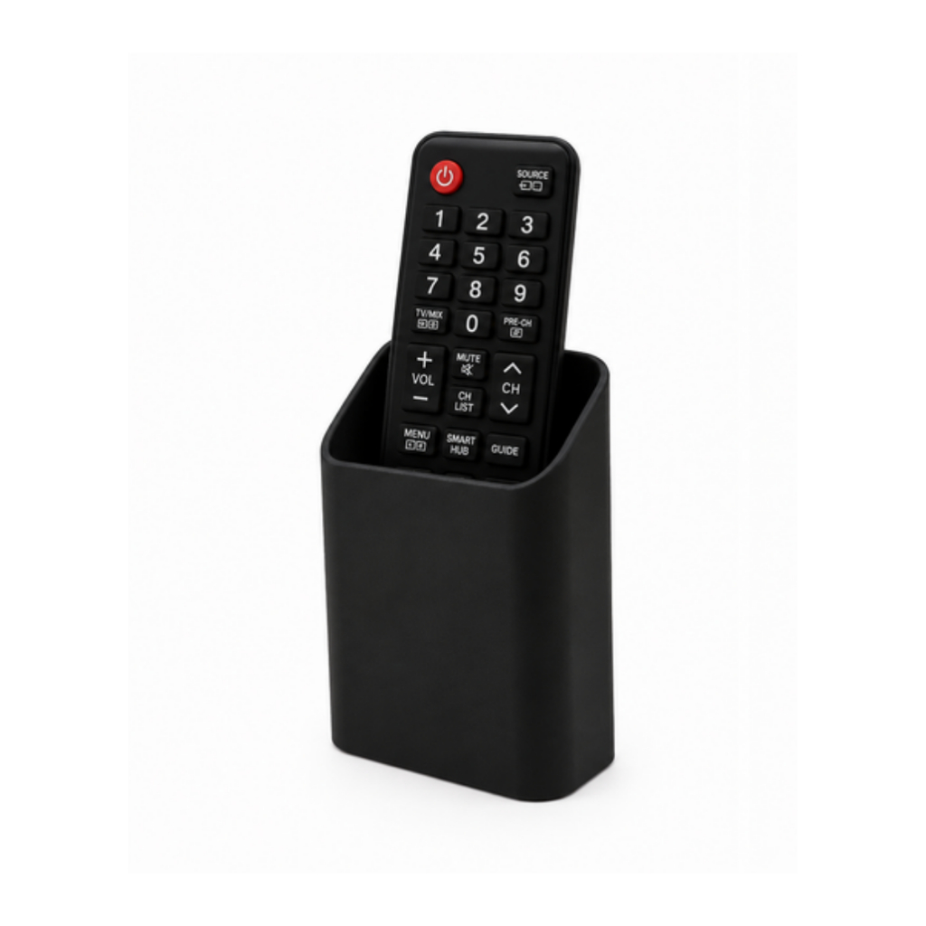 Suporte Para Controle Remoto De Parede + Adesivo Dupla Face Organizador Casa Sala Ar Condicionado Televisão Quarto