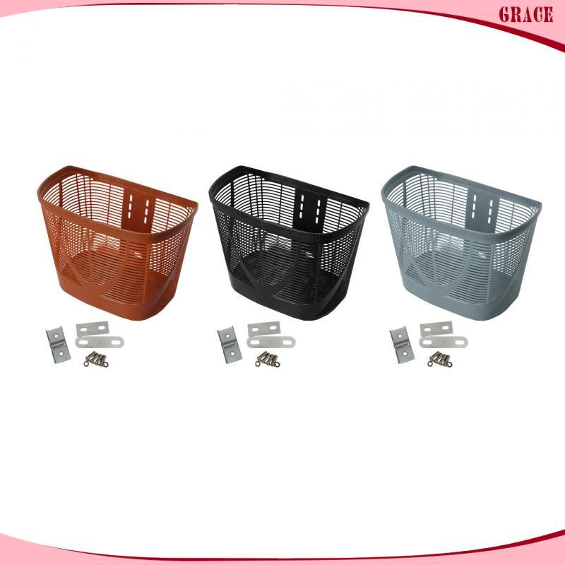 [Grace_sz] Cesta De Bicicleta Cargo Transporte De Rack Para Cachorro Filhote De Gatos Frontal Armazenamento Ciclismo Aca
