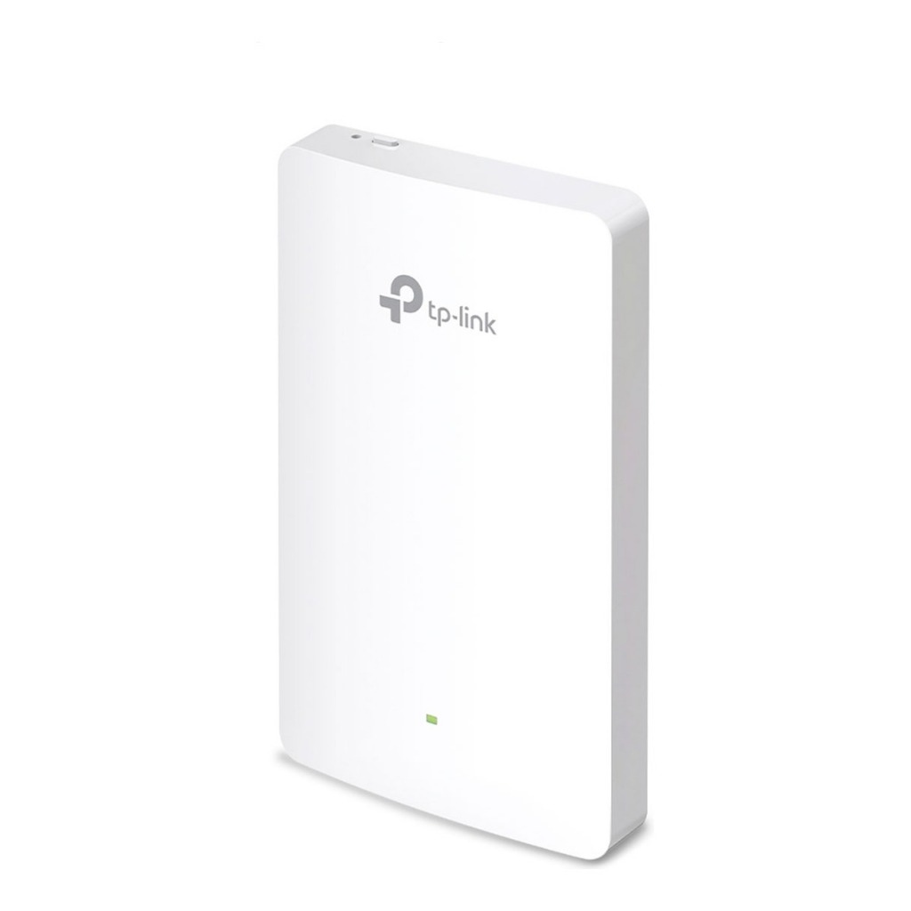 Access Point TP-Link Omada EAP615-Wall Wi-Fi 6 AX1800 Parede 4 Portas Gigabit PoE Gerenciavel
