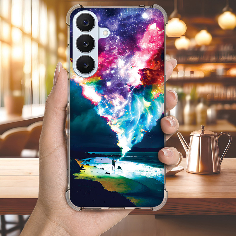 Capa Capinha GALAXY S26 ULTRA PLUS FE S25 S24 S23 S22 S21 S20 Anti-impacto Personalizada paisagem CEU estrelar (4095)