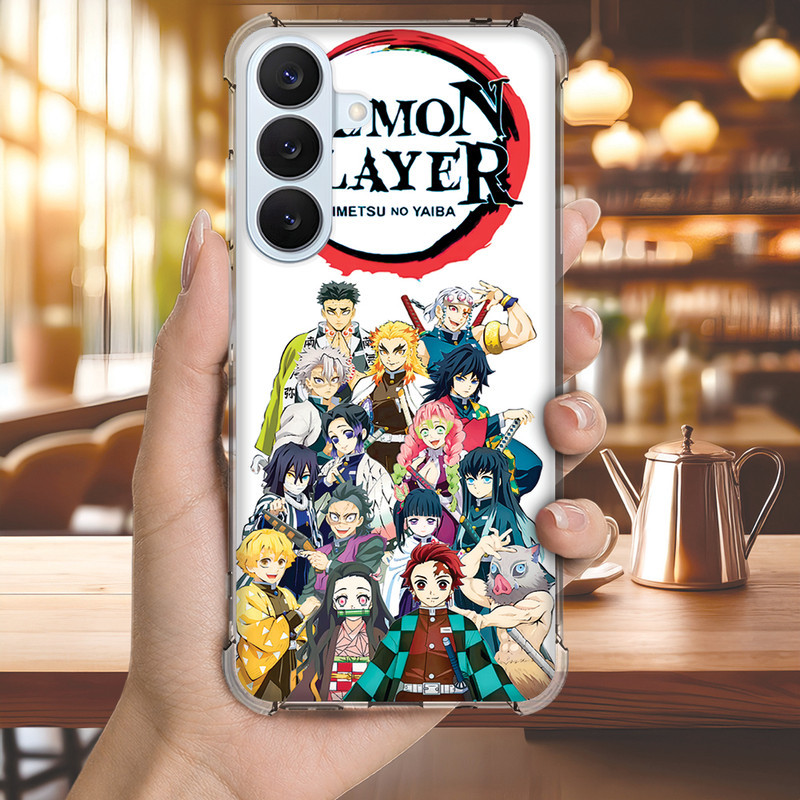 Capa Capinha GALAXY S26 ULTRA PLUS FE S25 S24 S23 S22 S21 S20 Anti-impacto Personalizada anime DEMON slayer (4071)