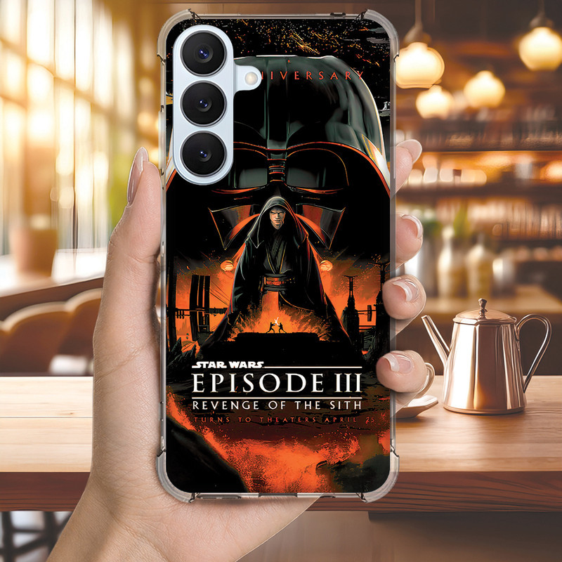 Capa Capinha GALAXY S26 ULTRA PLUS FE S25 S24 S23 S22 S21 S20 Anti-impacto Personalizada geek STAR wars (4128)
