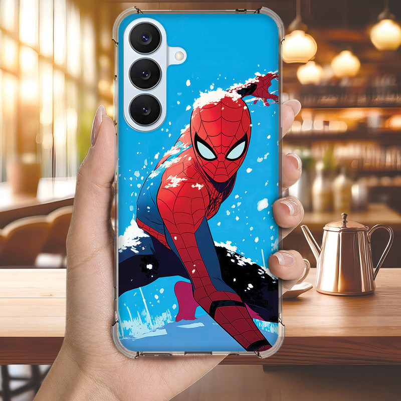 Capa Capinha GALAXY S26 ULTRA PLUS FE S25 S24 S23 S22 S21 S20 Anti-impacto Personalizada geek ARANHA homem (4143)