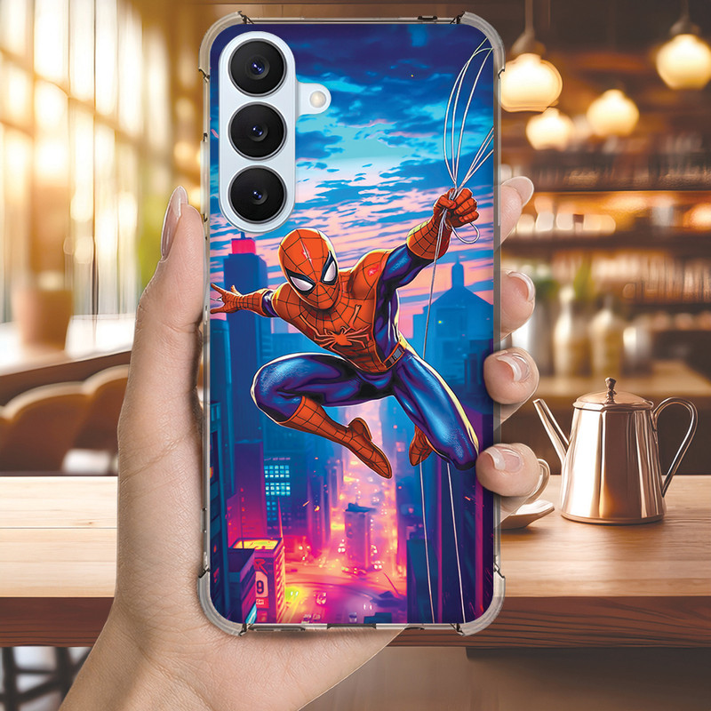 Capa Capinha GALAXY S26 ULTRA PLUS FE S25 S24 S23 S22 S21 S20 Anti-impacto Personalizada geek ARANHA homem (4173)