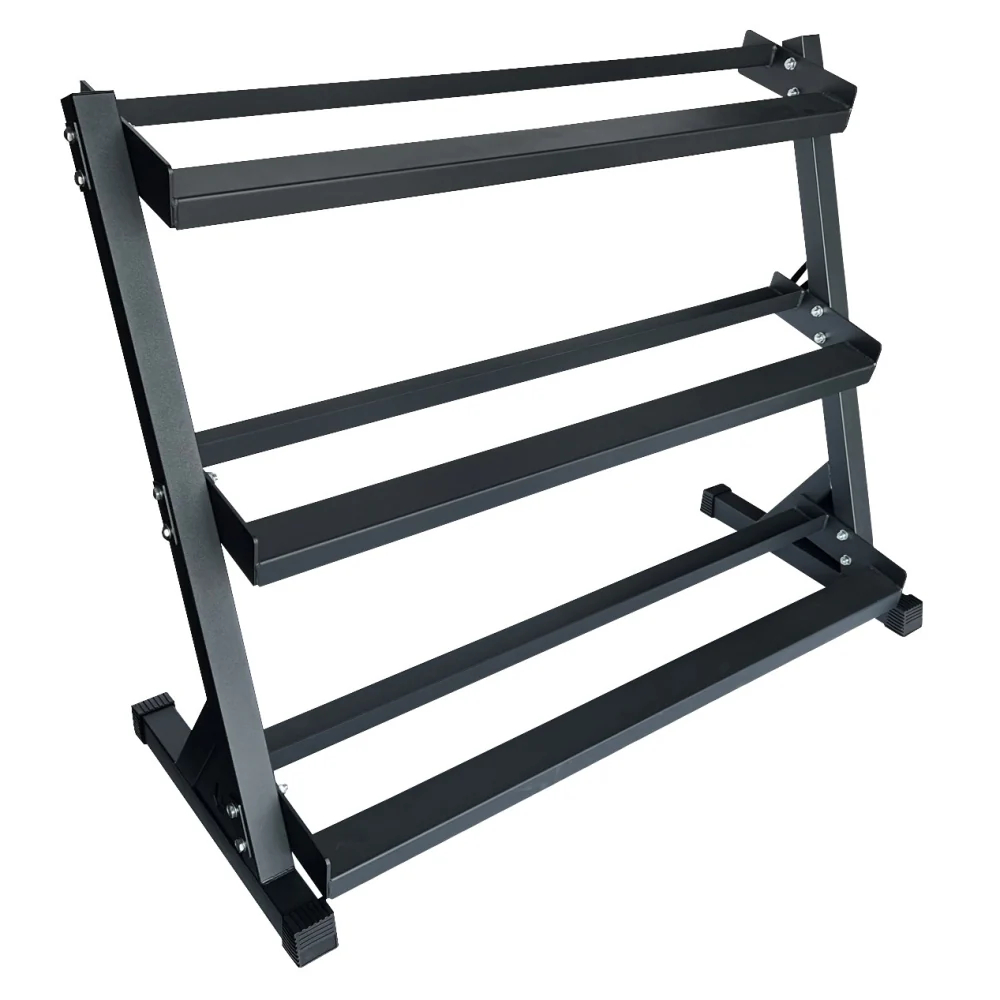 Suporte Halter Dumbbell Rack Expositor 3 Níveis Profissional Academia Condominio Taurofitness