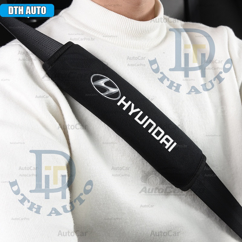 Capa de Almofada para Cinto de Segurança DTH 2 Peças para Carros Hyundai Accent Tucson Getz L7OT