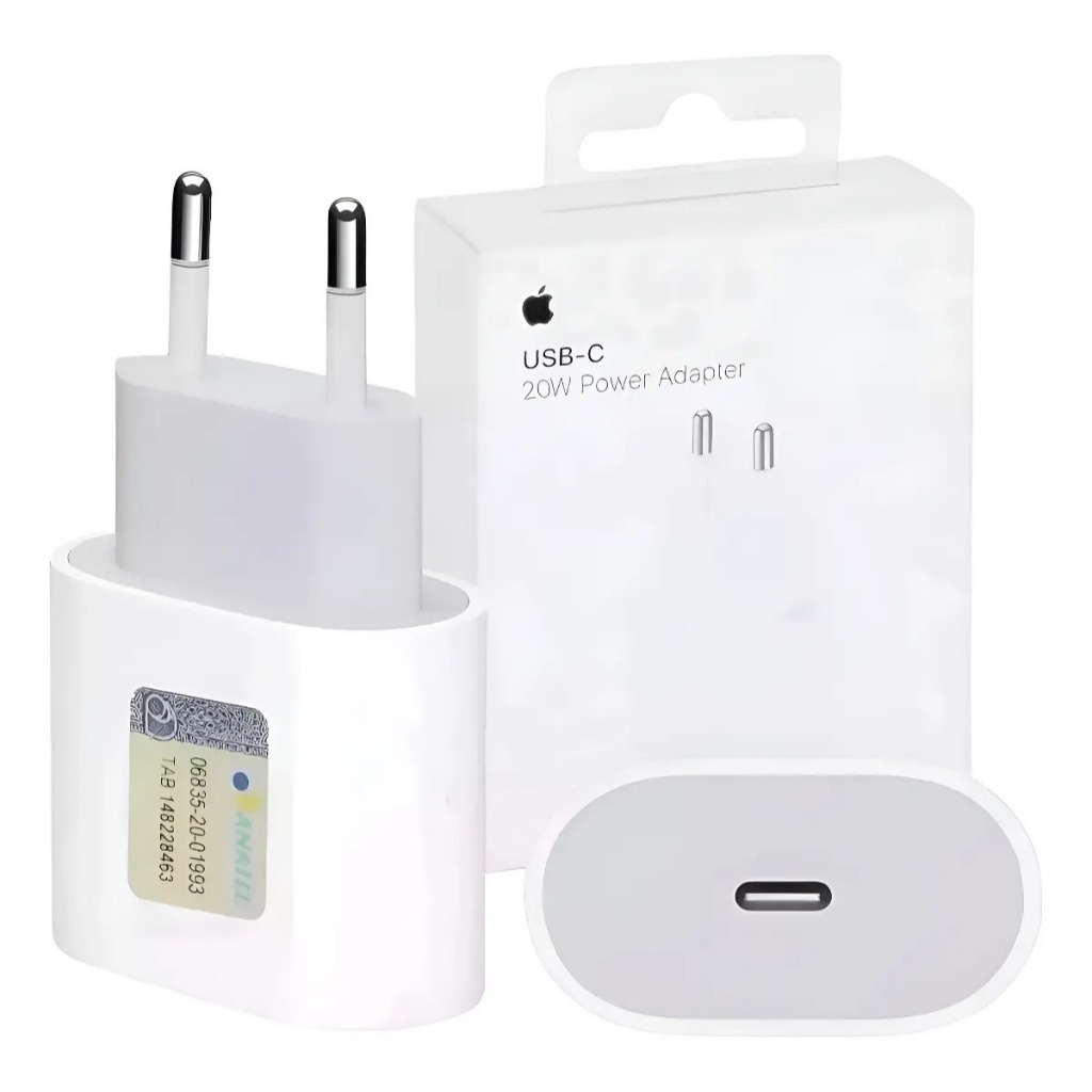 Carregador Apple Iphone Usb-c Power Adapter 20w Original
