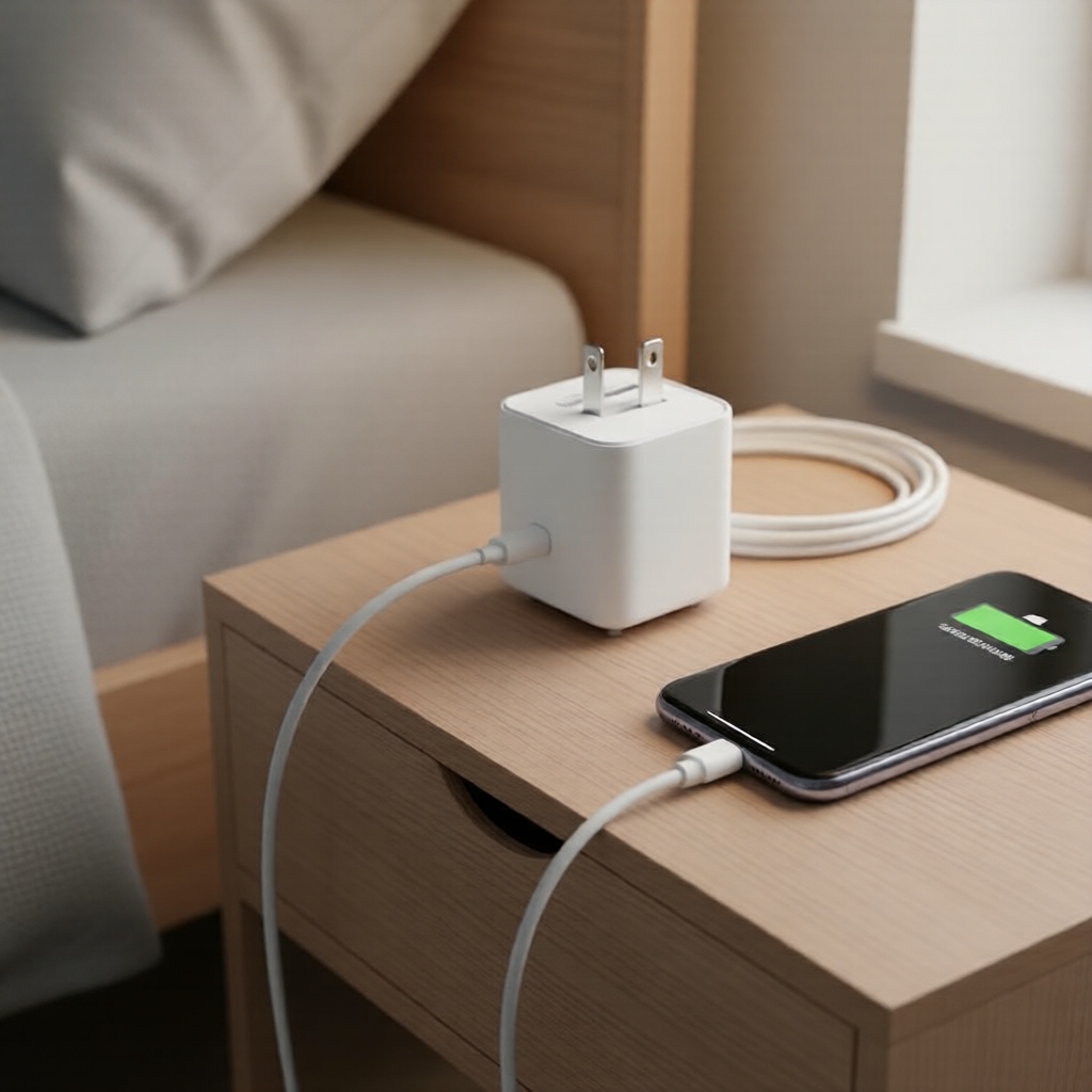 Conjunto Carregador e Cabo 20W USB-C Power Delivery para iPhone 14 Pro Max / 13 Mini