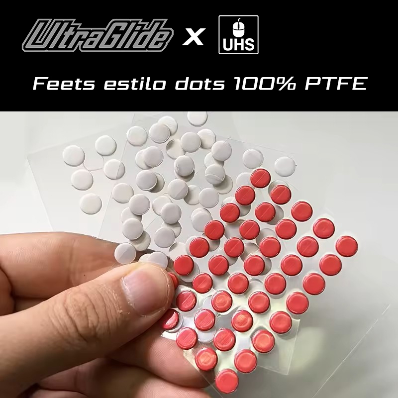 Mouse Feet Dots 100% PTFE (Speed / Control) UltraGlide
