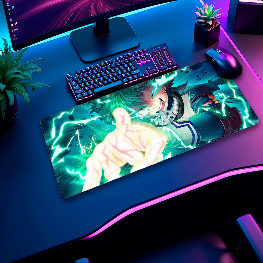 Mouse Pad Gamer Tema Anime e Samuray Velocidade Controle e Estilo em Varias Estampas e Cores