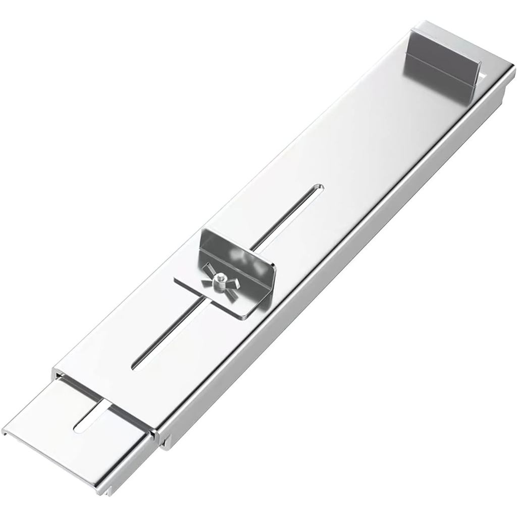 Sharpening Stone Holder, Stainless Steel Whetstone Holder Sink Bridge, Adjustable No-Slip Grindstone Holder with Wing Nu