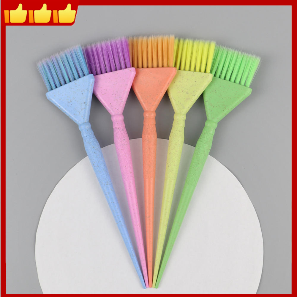 Pincel De Tintura De Cabelo De Palha De Trigo Colorido Salão De Beleza Perm Escova De Óleo Cabeleireiro High End Pente C