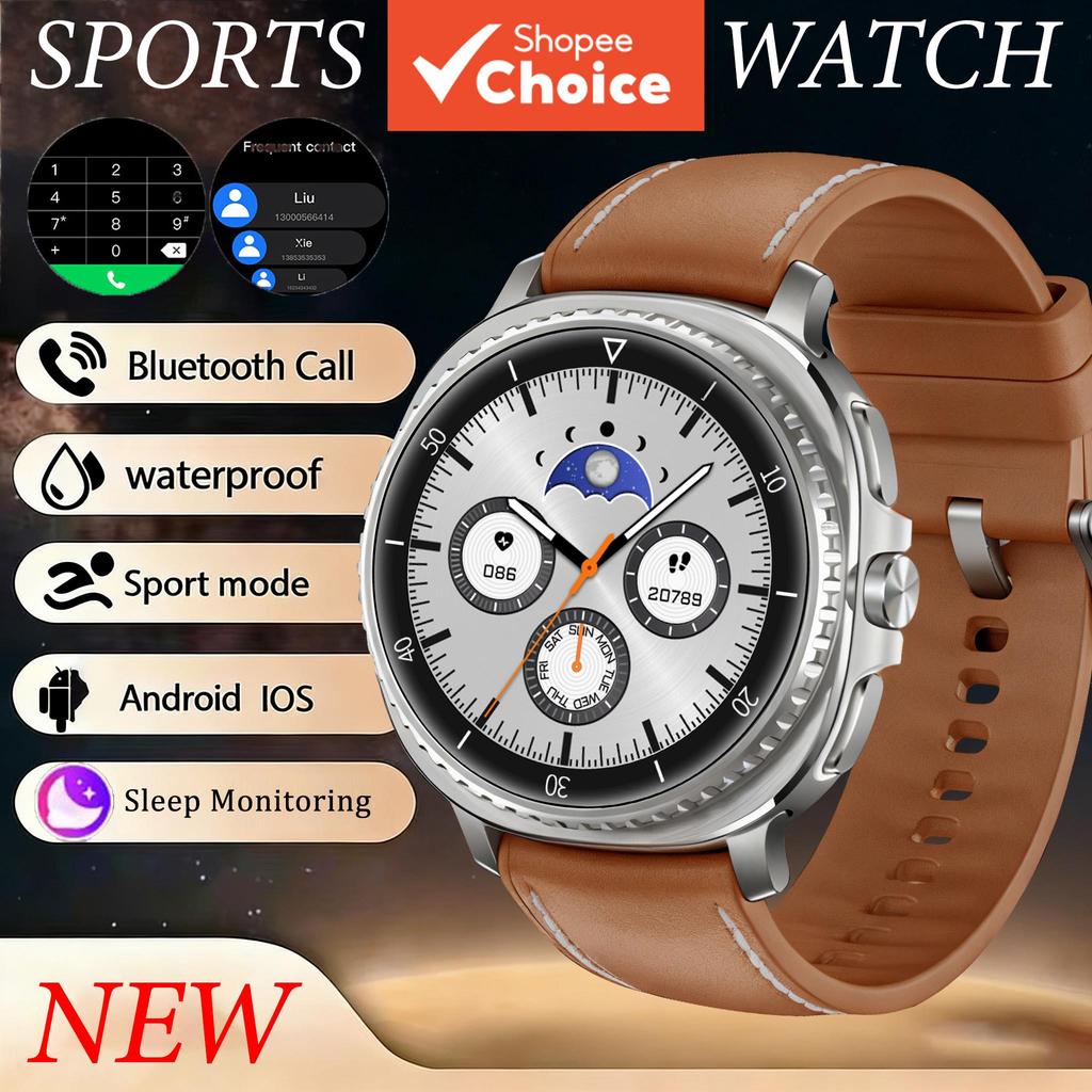 2026 Novo Smartwatch GPS Bluetooth Chamada à Prova d'Água Tela AMOLED Rastreamento Fitness Esportivo Relógio